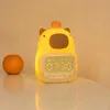 Capybara Réveil Veilleuse de bureau Minuteur Snooze LED USB Voir les images du produit 3