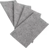 Adsamm® | 4 x selbstklebende Filzplatte | 80x180 mm | Grau Produktbild-Vorschau 1