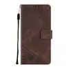 Hülle für iPhone 15 Prägung Flip Leder Brieftasche Produktbild-Vorschau 3