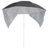 vidaXL Strandschirm mit Seitenwänden Anthrazit 215 cm -  Produktbild-Vorschau 12