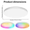 48W LED RGB stropné svetlo smart, stropná lampa Náhľad obrázku produktu 11