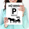 Pferd mit Kutsche Metallschild in 15x20 cm mit Spruch Hü Produktbild-Vorschau 3