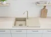 [Granitspüle 76x44 in verschiedenen Farben]Hochwertig Produktbild-Vorschau 3