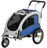 PawHut 2-in-1 Hundeanhänger für Fahrrad Hundebuggy für Produktbild-Vorschau 1