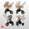BabyLux® Poussette 3en1 Set Rosso, Beige, Pliable Léger Set Voir les images du produit 8