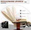Fotel rozkładany HOMCOM z funkcją odchylania, obrotowy o Podgląd zdjęcia produktu 4