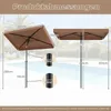 Slunečník COSTWAY na balkon 210 x 130 cm, obdélníkový Náhled obrázku produktu 3