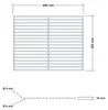 DEOS Grillrost aus Edelstahl 45 × 35 cm Produktbild-Vorschau 7