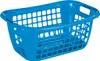 Sunware Wäschekorb Basic 48L blau 55 x 38 x 23 cm Produktbild-Vorschau 1