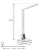 Lindby LED-Schreibtischleuchte Eleni, weiß, CCT, dimmbar Produktbild-Vorschau 4