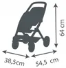 SMOBY - Maxi-Cosi Zwillingskinderwagen Rosa - ab 3 Jahren Produktbild-Vorschau 4