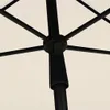 vidaXL Parasol avec mât 210x140 cm Sable Voir les images du produit 4