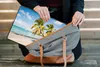 MuchoWow® Laptop Hülle 13 Zoll Strand - Palme - Schatten Produktbild-Vorschau 6