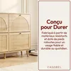CASABEL Meuble à Chaussures 4 Abattants, Style Rétro, Bois Voir les images du produit 7