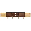 vidaXL Armoire TV 140x30x46 cm Bois de manguier brut et Voir les images du produit 2