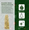 Gold Lametta - Stanniol Metal Technology - täuschend echt - Produktbild-Vorschau 2