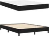 vidaXL Boxspringbett mit Matratze Schwarz 140 x 200 cm Produktbild-Vorschau 5