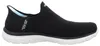 Sportliche Slipper für Damen in schwarz Produktbild-Vorschau 3