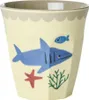 Set di 6 tazze Rice Melamina - Stampa Blue Ocean 160 ml Anteprima dell’immagine prodotto 6