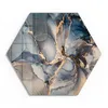 DEQORI Glasbild Echtglas 55x48 cm 'Marmor-Farbspiel mit Produktbild-Vorschau 2