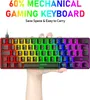 60% Mechanische Tastatur-Maus-Sets, Kompakt 62 Tasten, Typ Produktbild-Vorschau 7