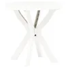 vidaXL Tavolo da bistrot bianco Ø70 cm plastica Anteprima dell’immagine prodotto 5