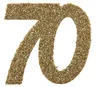6 Glitter-Konfetti Streudeko 70 gold Produktbild-Vorschau 1