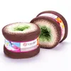 Yarn Art Flowers 272 Brown Green Strickgarn Produktbild-Vorschau 1