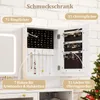 Schminktisch-Set mit beleuchtetem Spiegel, Frisiertisch mit Produktbild-Vorschau 2