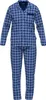 GÖTZBURG Herren Pyjama blau kariert Größe: 54 Produktbild-Vorschau 1