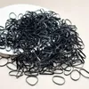 Silikonowe Mini Gumki Elastyczne Do Warkoczyków Czarne Podgląd zdjęcia produktu 4