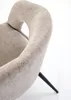 Gepolsterter Drehstuhl K550 in Beige mit Stoffbezug und Produktbild-Vorschau 10