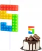 Lego Geburtstag Kerze Nummer 5 Bunt Für Geburtstagsparty Produktbild-Vorschau 1