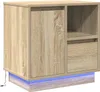 vidaXL Nachttisch Sonoma-Eiche 50 x 34,5 x 50 cm Produktbild-Vorschau 2