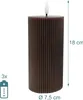 Bougies LED Relaxdays, lot de 4, H x P : 18 x 7,5 cm, Voir les images du produit 4