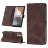 Pouzdro pro Motorola Moto G32 vyražené Flip kožené Náhled obrázku produktu 2