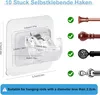 10 Stück Selbstklebende Gardinenstangenhalterung, Produktbild-Vorschau 2