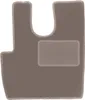 Fahrerfußmatte Velours beige passend für DAF CF (2014-, Produktbild-Vorschau 1