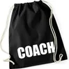 Huuraa Turnbeutel Coach Training 12 Liter Black Baumwolle Produktbild-Vorschau 1