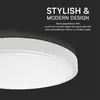 LED Deckenleuchte, weiß, rund, 3000K, IP44, D 25 cm Produktbild-Vorschau 6