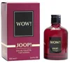 Roter Flakon von Joop! WOW! Eau de Toilette neben dunkelrosafarbener Verpackung mit goldener Schrift und schwarzem Etikett. Produktbild-Vorschau