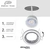 3er Set Oktaplex Einbaustrahler schwenkbar 3-Step dimmbar Produktbild-Vorschau 5