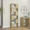 vidaXL Regálová knihovna Sonoma Oak 60x24x186 cm výrobek ze Náhled obrázku produktu 3