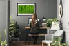 Bild 70x50 MDF-Rahmen Wandkunst Gras Natur Pflanze Produktbild-Vorschau 3