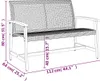 VidaXL 367598, Czarny, Brązowy, Rotang, Stal, Dorośli i Podgląd zdjęcia produktu 8