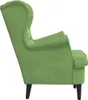 kreslo vidaXL Light Green Velvet Náhľad obrázku produktu 5