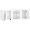 vidaXL Szafka pod TV biała 100x31,5x35 cm materiał Podgląd zdjęcia produktu 7