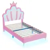 INONEFT Polsterbett Kinderbett 90x200cm, Prinzessin Bett Produktbild-Vorschau 12