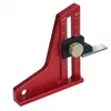 A red depth gauge tool with measurement markings. Náhled obrázku produktu