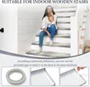 YEERSWAG Zestaw 15 mat schodowych Bullnose 76×24×4,3 cm, Podgląd zdjęcia produktu 6